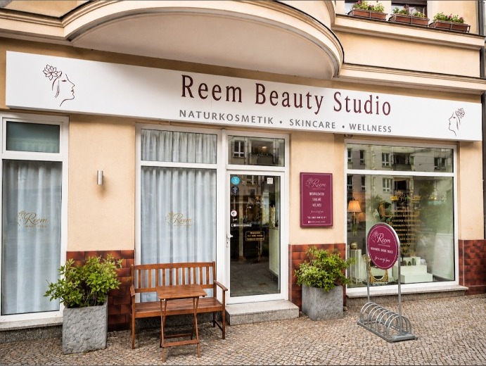 Außenansicht des Reem Beauty Studios